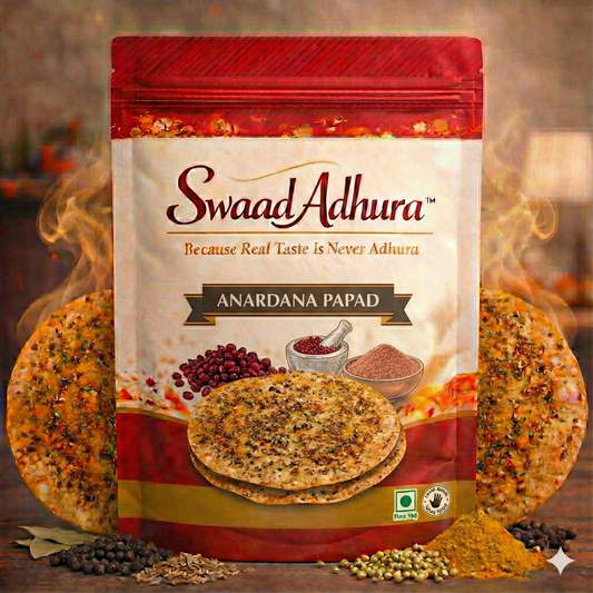 Swaad Adhura Anardana Papad – Traditional Handmade Papad