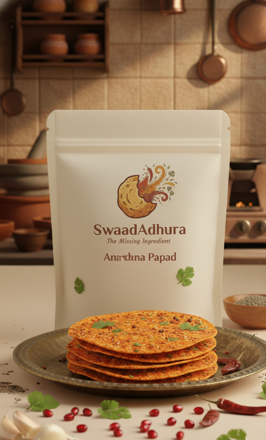 Swaad Adhura Anardana Papad – Traditional Handmade Papad